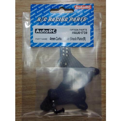 SC-A10 AU01738 AU01739 4mm front rear carbon fiber shock plate