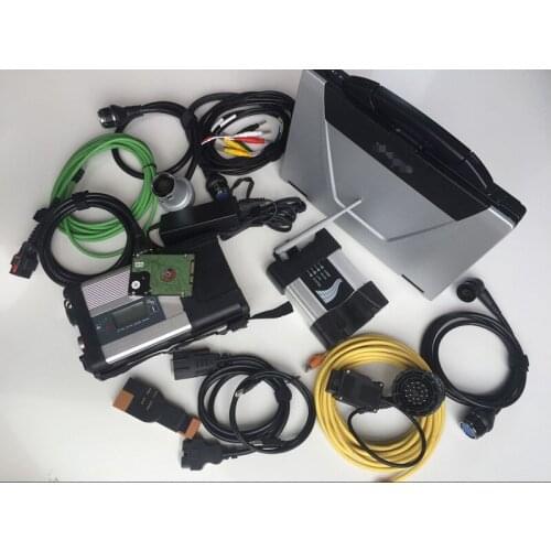 Sd connect c4 ista icom next wifi for bmw diagnostic programmer scanner with software 2in1 hdd 1tb used laptops computers cf52