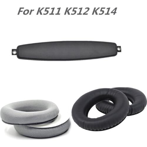 Replace Ear Pads For AKG K511 K512 K514 Headset Earmuffs/ Headband Cushion L41E