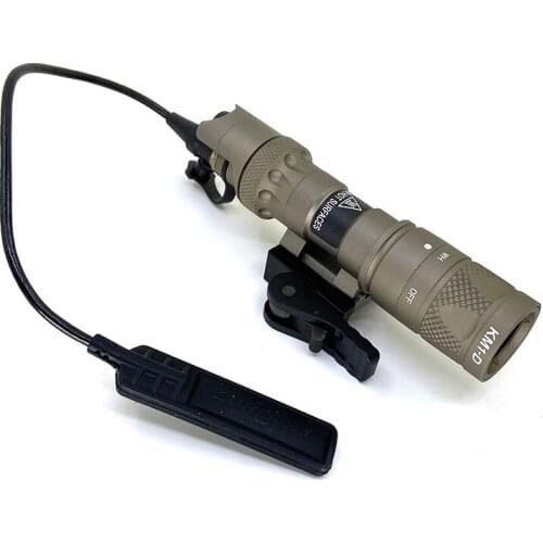 New Tactical M323V light output and pressure switch and LED white light and strobe output in accordance with railway Spoce 20 mm