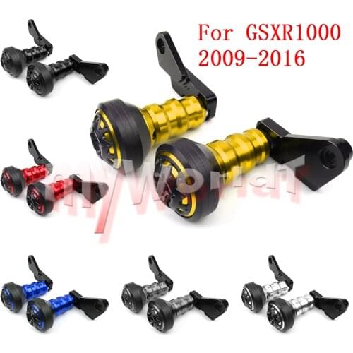 Fit for Suzuki GSXR 1000 K9 2009 - 2016 Motorcycle Falling Protection Frame Slider Fairing Guard Anti Crash Pad GSXR1000