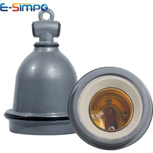1pc E27 E26 Dust/Waterproof Screw Porcelain DIY Livestock Veterinary Farm Light Socket High Temp Resist Ceramic Tee LampHolder