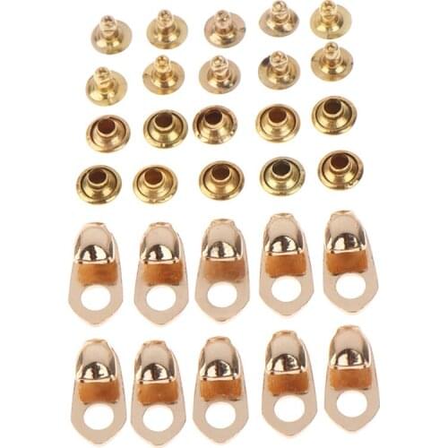 10Sets Speed Shoe Lace Hooks Lace Fittings Buckles With Rivets For Climb Hiking Shoes Work Outdoor Mountaineering Boots 2cm