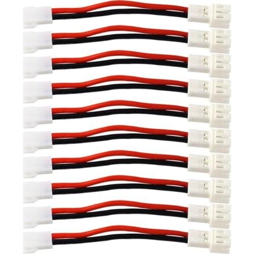 10pcs Battery Cable Wire Connector PH2.0 XH2.54 Male and Female Connector Cables Model Lithium Battery Charger T21A