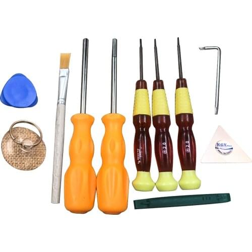 11 in 1 Game Machine Unlock Pliers Screwdrivers Pry Disassemble Tool Kit Opening Rep for Switch/Xbox360
