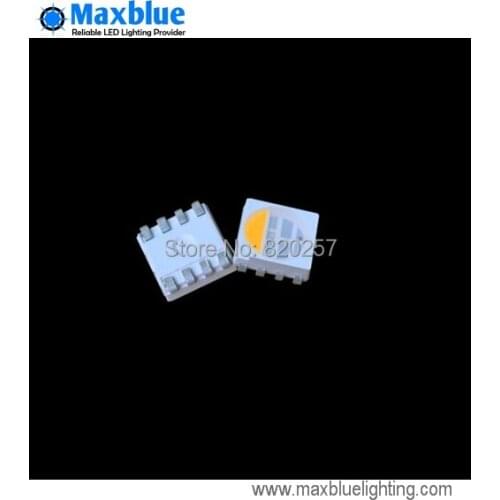 500pcs lot SMD LED chip 5050 RGBW RGBWW four chips in one smd 5050