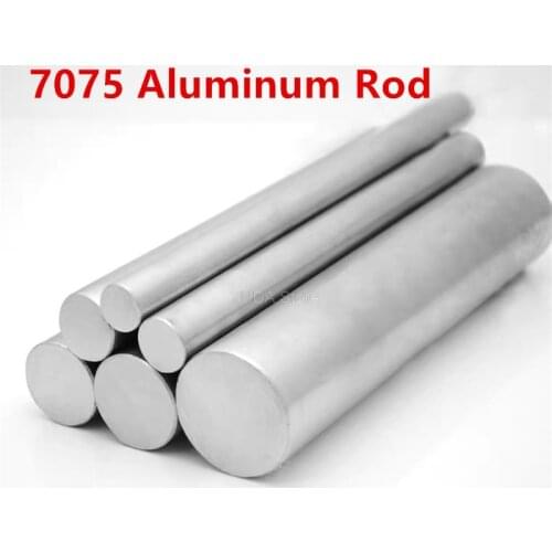 7075 Aluminum Rod Solid Diameter 8/10/12/20/30/40mm Super Hard Round Used In Aviation Nautical Industry Duralumin Customizable