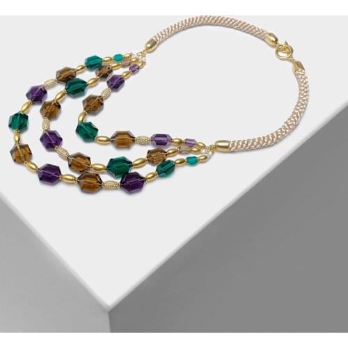 Amorita boutique Vintage multi-layer rope chain necklace