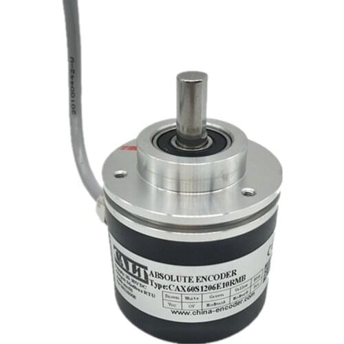 CALT 60mm Multi turns absolute encoder 4096*4096 resolution 10mm solid shaft encoder measuring angle and displacement CAX60