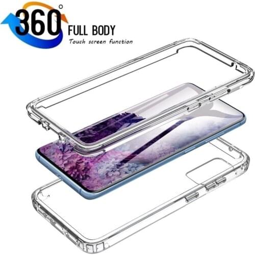 Full Body 360 Front Back Clear Phone Case For Samsung Galaxy A51 A71 4G 5G A91 A50 A70 A10 A20E Note 20 S20 Ultra S20FE Cover