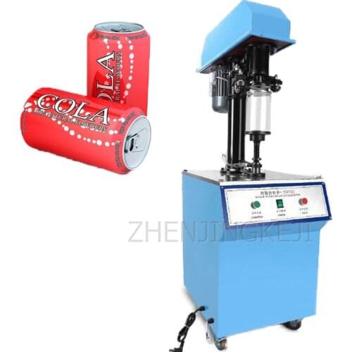 Electric Seal Tank Machine Tinplate Cover Tools Drink Easy Pull Can Commercial Stainless Steel Seal Mouth Equipment Single Motor