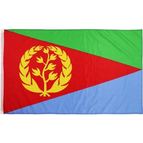 Eritrea Flag Polyester Printed Eritrean National Country Flags and Banners for Decor