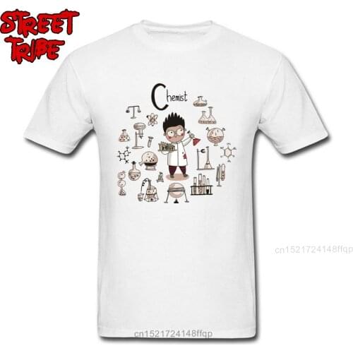 Geek Chic T Shirt Mens T-shirts Chemistry Science Scientist Tshirt Hip Hop Tops Tees Brand New Cotton Clothing Funny Cartoon