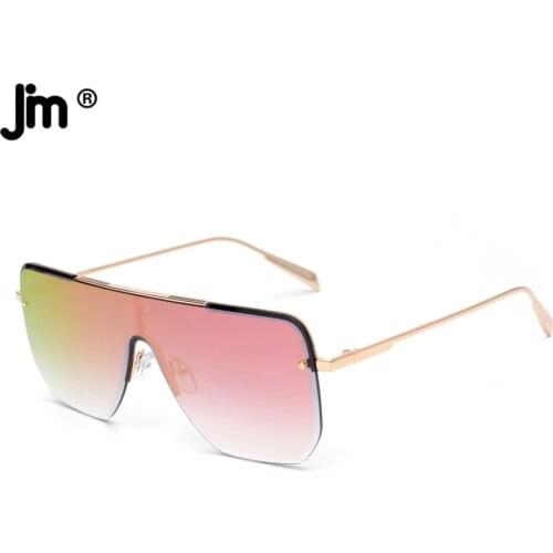 Fashion Square Sunglasses Men Women Metal Frame Brand Designer Shield Sunglasses Goggle UV400