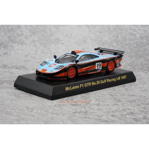 Kyosho 1/64 McLaren GTR F1 Gulf Diecast Collection of Simulation Alloy Car Model Children Toys