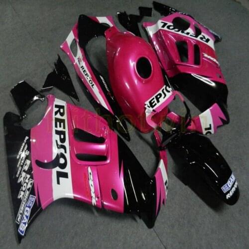 Motorcycle body kit for CBR600F3 1997-1998 F3 97 98 ABS Plastic Fairing+Screws+pink M2
