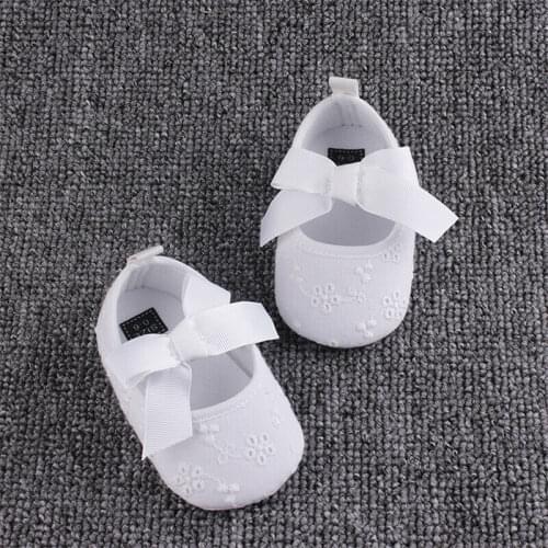 Summer Newborn Baby Girl Shoes Toddler Girls Booties Infant Baby Bowknot Crib Shoes Party Soft Sole Prewalker First Walkers