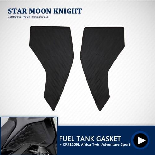 NEW Motorcycle Non-Slip Side Fuel Tank Stickers Waterproof Pad Rubber Sticker For Honda CRF1100L Africa Twin Adventure Sport