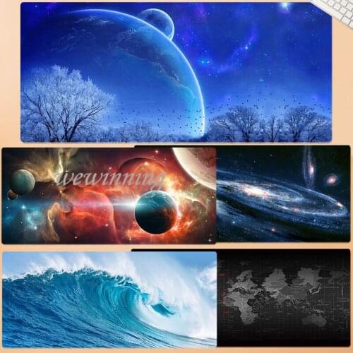 Extra Large Mouse Pad 80x30 Gaming Deskpad Computer Gamer Keyboard Mouse Mat Desk Mousepad for PC Desk Pad