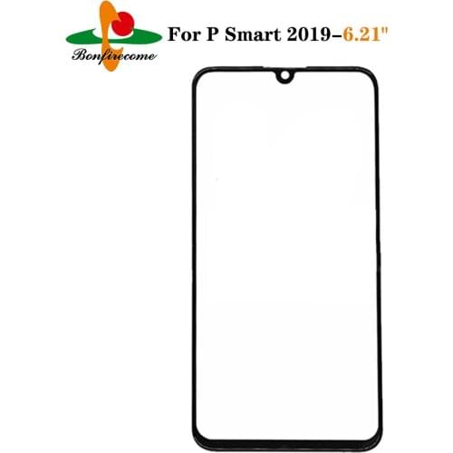 10Pcs\lot For Huawei P smart 2019 POT-LX3 POT-LX1 POT-AL00 Replacement LCD Front Touch Screen Glass Outer Lens