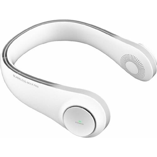 Portable Neck Fan USB Rechargeable Fan 2400mAh Electric Fan Mini Air Condition Mute Sports Fans For Home Outdoor