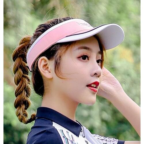 Quick-Drying Cotton PGM Golf Cap Ladies No Top Hat Sweat-Absorbent Summer Sports Casual Hats Ventilated Breathable Sunscree