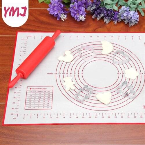 Silicone Baking Mat Kneading Pad Food Grade High Temperature Rolling Dough Two Sizes for Cake Macaron Kitchen Baking Tools