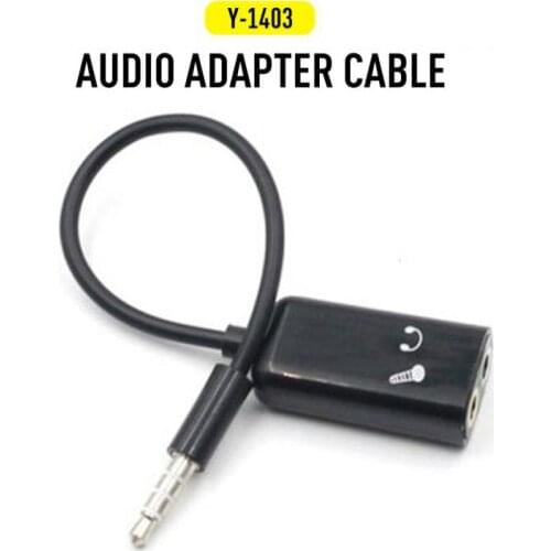 Universal 3.5MM Jack Adapters Aux And Microphone Plug Earphone Accessories For Mobile Phone Splitter Converters For Xiaomi