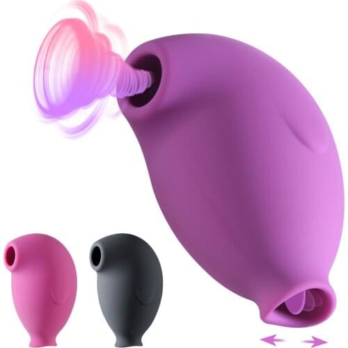 Clitoris Sucking Vibrator Tongue Vibration Massager Female Clitoris Stimulator Sex Adult Toy Female Oral Sex USB Rechargeable