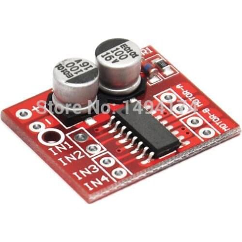 WQScosea Q8S-119 1.5A Dual Channel DC Stepper H-Bridge Motor Module Driver Reversible PWM Speed Control Beyond L298N For Arduino