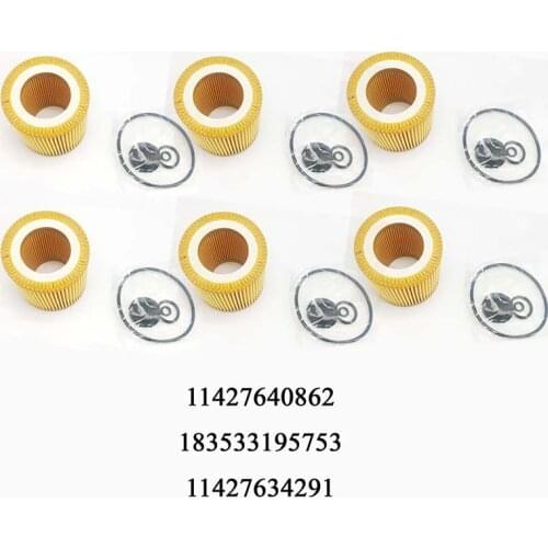 Yubao 6x New Engine Oil Filter 11427640862 For BMW 228i 320i 428i 528i X5 Z4 X1 183533195753 11427634291