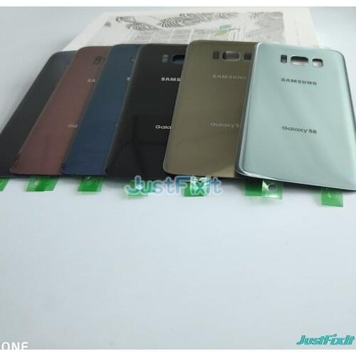 Replace Battery Cover For SAMSUNG Galaxy S8 G950 Back Battery Cover Door Rear Glass Housing Case