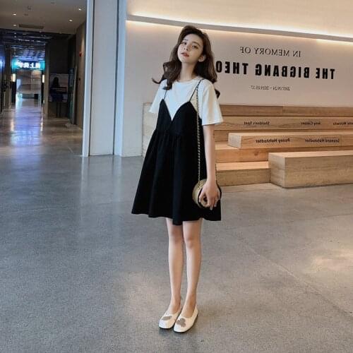 Dresses For Women 2021 Robe Femme Vestidos De Mujer Casual Verano Black Mini Slip Plus Rozmiar Sukienki Damskie Na Lato F267