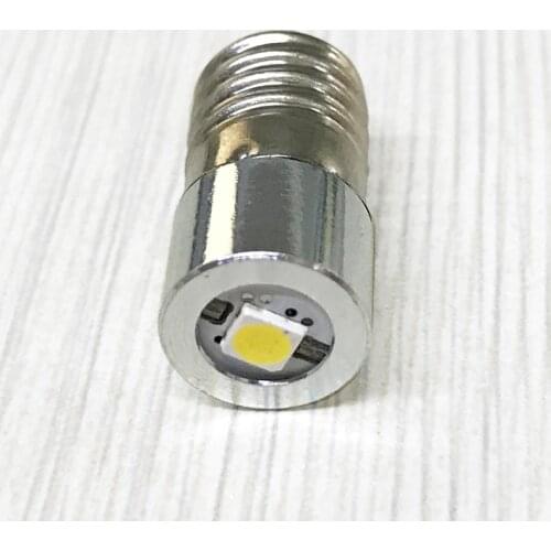 2PCS/lot E10 flashlight bulb 0.5w 1w emergency light bulbs 3v 4.5v 6v Led Bulb replacement flashlight bulb