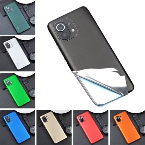 2021 Pure Color Ice Film For Xiaomi Mi 11 10 Pro Ultra Full Wrap Cover Vinyl Stickers For Xiaomi CC9 8 9 SE Colors Change Film
