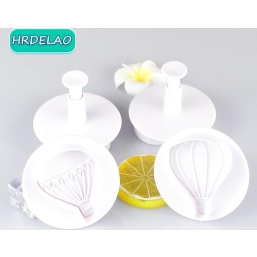 4pcs DIY Slimes Creativity Balloon Mold Cutter Play Dough Tools Plasticine Set Kits Soft Clay Educational toys for chidlren Gift