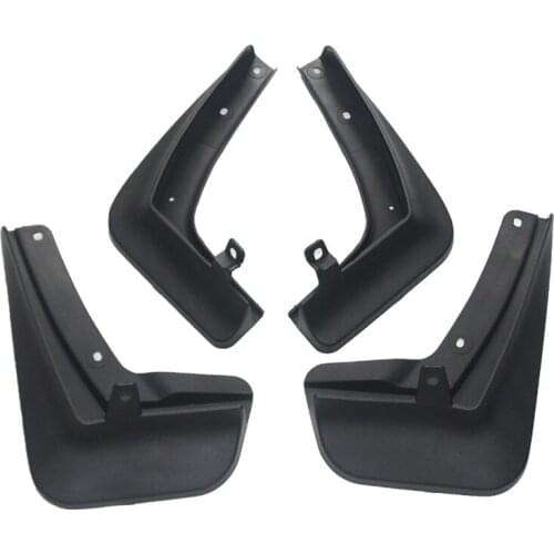4pcs Premium Auto Front&Rear Heavy Duty Molded Flares Splash Mud Flaps Guards Fenders For BMW 1 Series 118i 120i 2017-2019