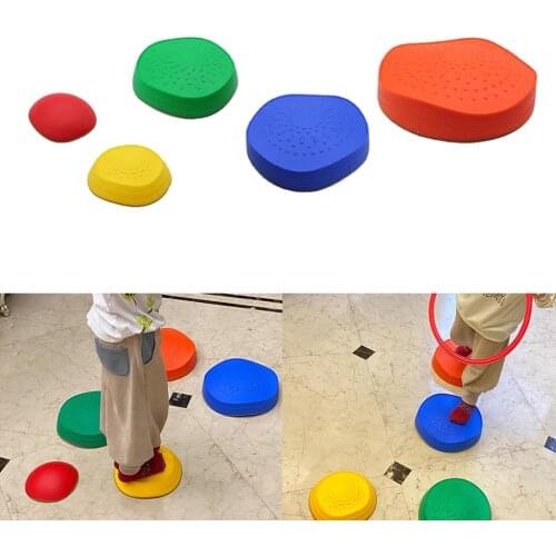 5-Pack Children Balance Coordination Trainning Toys Kids Stepping Stones Toy Rocks Baby Training Game Toys Kidsbirthday Gift