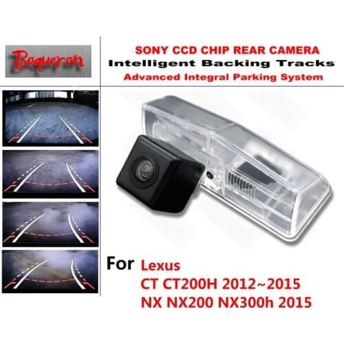 For Lexus CT CT200H NX NX200 NX300h 2012~2015 CCD Car Backup Parking Camera Intelligent Tracks Dynamic Guidance Rear View Camera