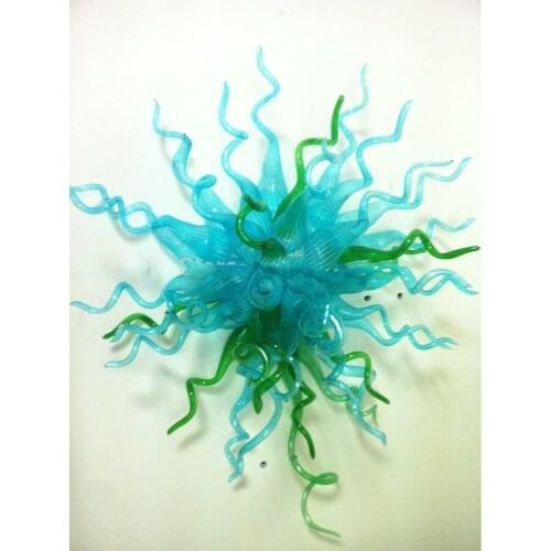 Free Air Shipping European Bedroom Blue and Green Special Murano Glass Modern Wall Light