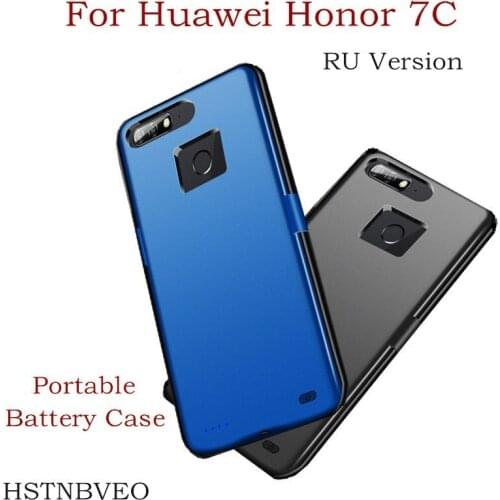 Portable Charging Case for Huawei Honor 7C RU Version Battery Case Power Bank Battery Charger Cases for Honor 7C Power Case