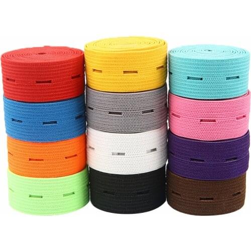 Elastic Bands 2cm for Pregnant Women Rubber Band 20mm Sewing DIY Material Adjustable Buttonhole Children Garment Accessory 1M