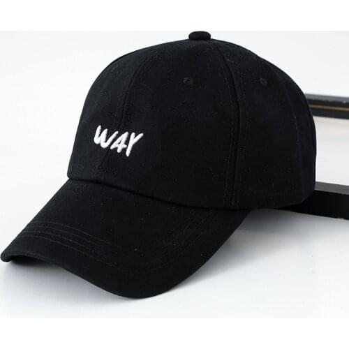 Way Embroidery Cotton Casquette Baseball Cap Adjustable Snapback Hats for Men and Women 176