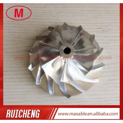 HX50 3593686 66.92/99.01mm 7+7 blades high performance billet/milling compressor wheel for 4044319/4044840/4047075/4044198