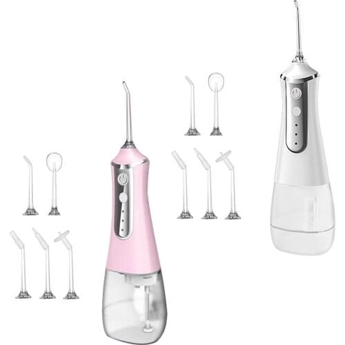Cordless Portable Water Flosser 350ML Oral Irrigator Rechargeable