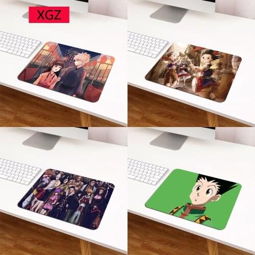 XGZ Anime Hunter X Hunter Mouse Pad 29X25 Game MousePad Laptop Keyboard Pad Table Mat for Playing Games Small Mouse Pad