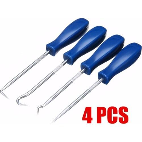 Mayitr 4 Pcs/set Car Repair Pick Hook Set O Ring Oil Seal Gasket Puller Remover Craft Hand Tool For Removing Small Fuses