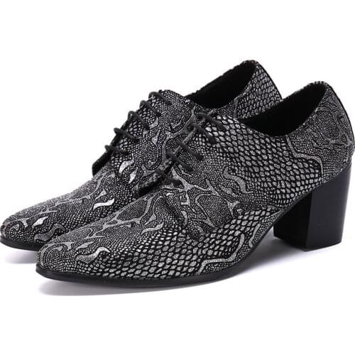 Genuine leather mens shoes high heels zapatos hombre formal shoes men lace up pointy oxford dress office mens shoes breathable