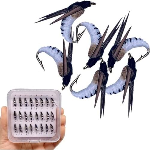 Nymph Fishing Lure Fly Insects Salmon Flies Trout Single Fly Fishing Lures Fishing Tackle