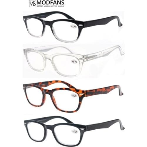 Wome Reading Glasses Men RB Style Brand Designer Male Rivet Stlish Transparent Eyeglass Prescription Glass Diopter With Pouch